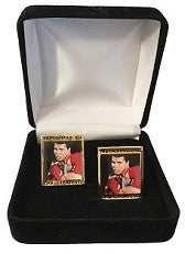 Muhammad Ali Cuff Links- Gold Border